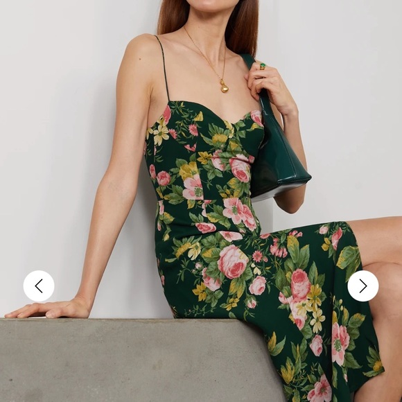 Reformation Juliette Dress Belvedere - Picture 3 of 7